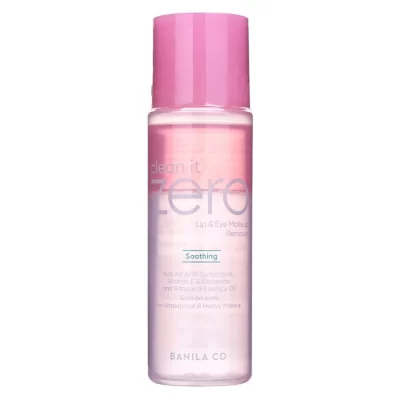 CLEAN IT ZERO SOOTHING LIP & EYE MAKEUP REMOVER