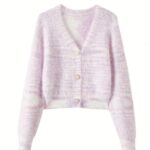 CÁRDIGAN CON BOTÓN DELANTERO CASUAL