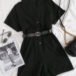 MONO DE MANGA MURCIÉLAGO CON BOTÓN DELANTERO SIN CINTURÓN