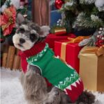 JERSEY DE MASCOTA ALCE DE NAVIDAD CON ESTAMPADO