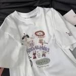 Camiseta bordada de mascotas