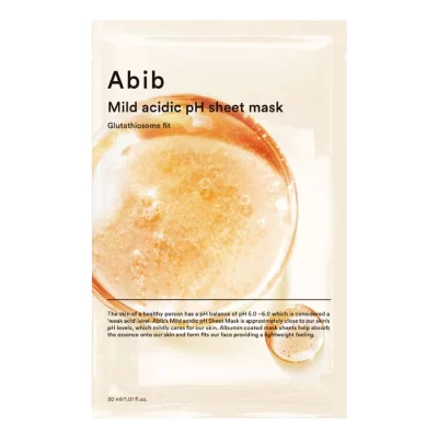 MILD ACIDIC PH SHEET MASK