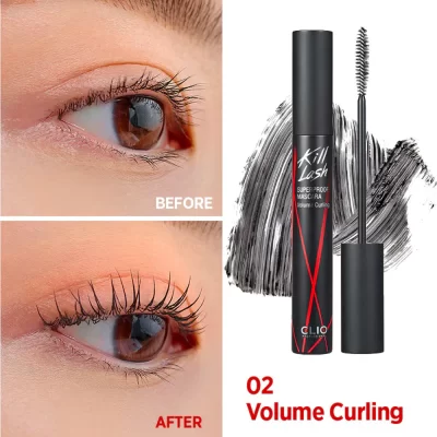 KILL LASH SUPERPROOF MASCARA - volumen curling