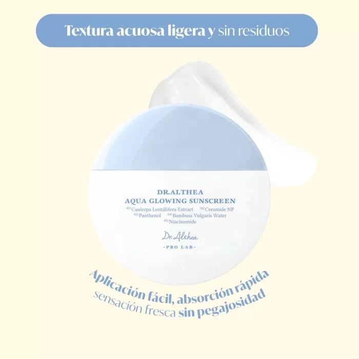 Aqua Glowing Sunscreen SPF50+ PA++++ - Imagen 2