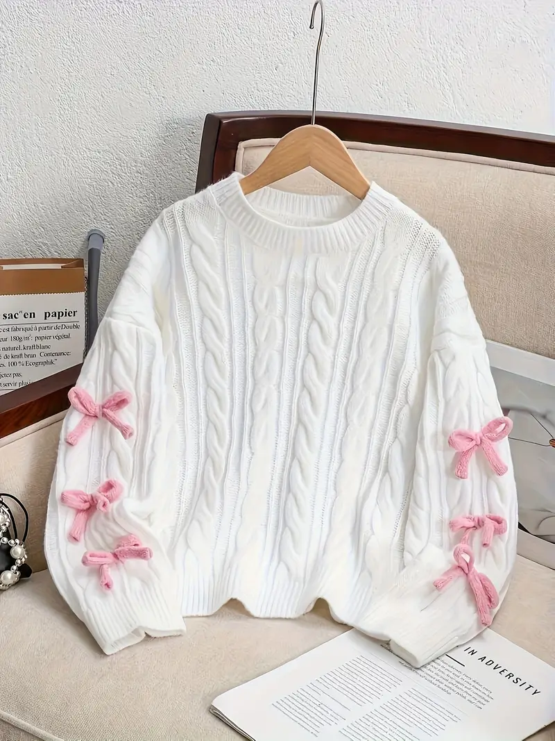 Sweater casual versátil SWEATER CASUAL CON LAZOS - Imagen 1