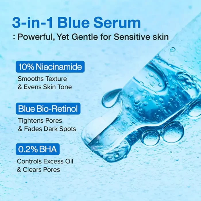 NO 3 BLUE BIO RETINOL PORE REFINING SERUM - Imagen 3