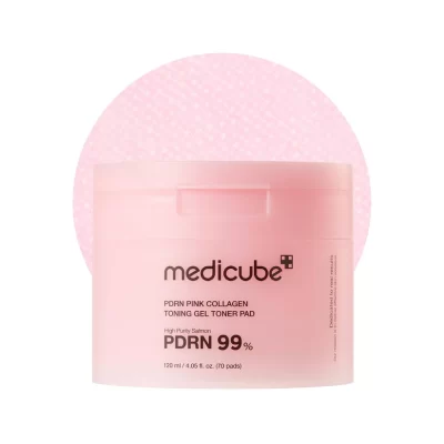 PDRN PINK COLLAGEN TONING GEL TONER PAD